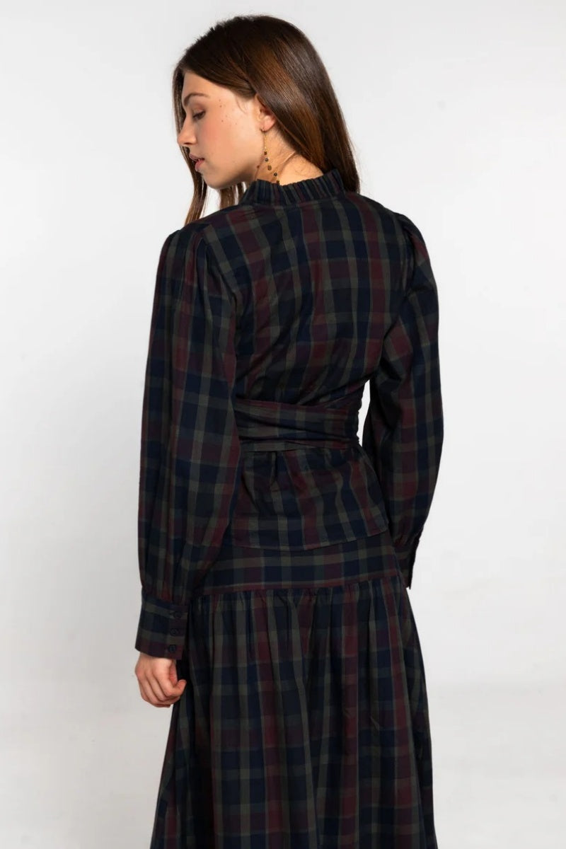 Classic Plaid Skirt Set