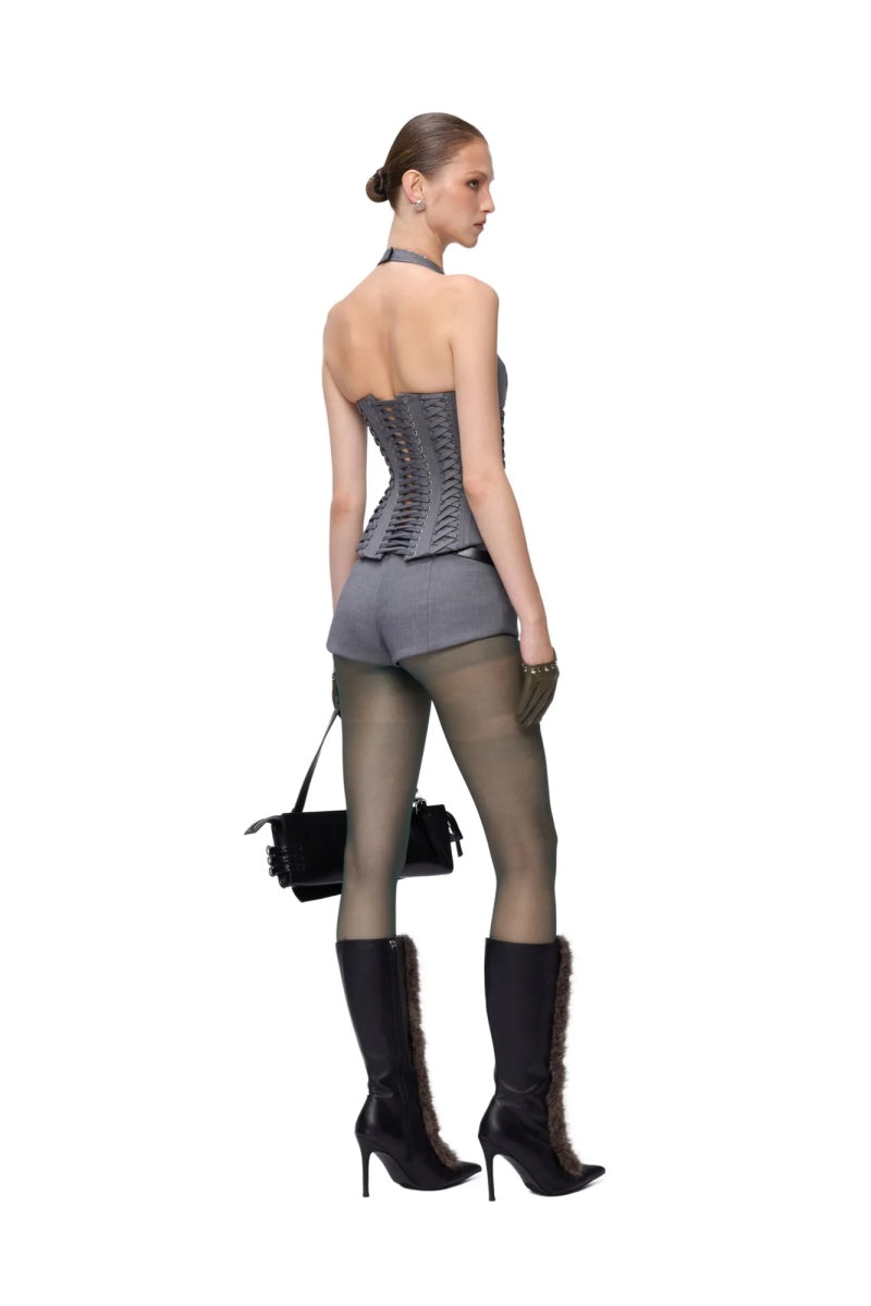 Julia Halterneck Corset Set