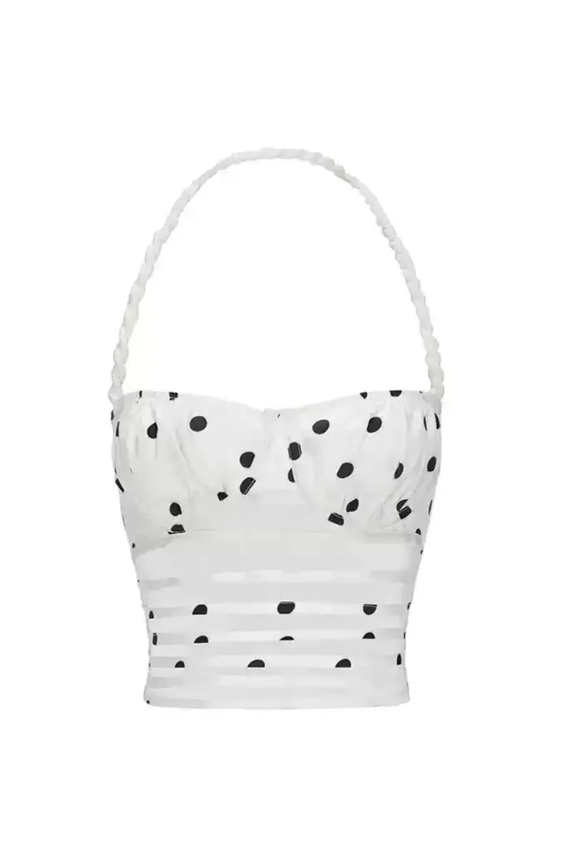 Polka Dot Twist Detail Matching Set