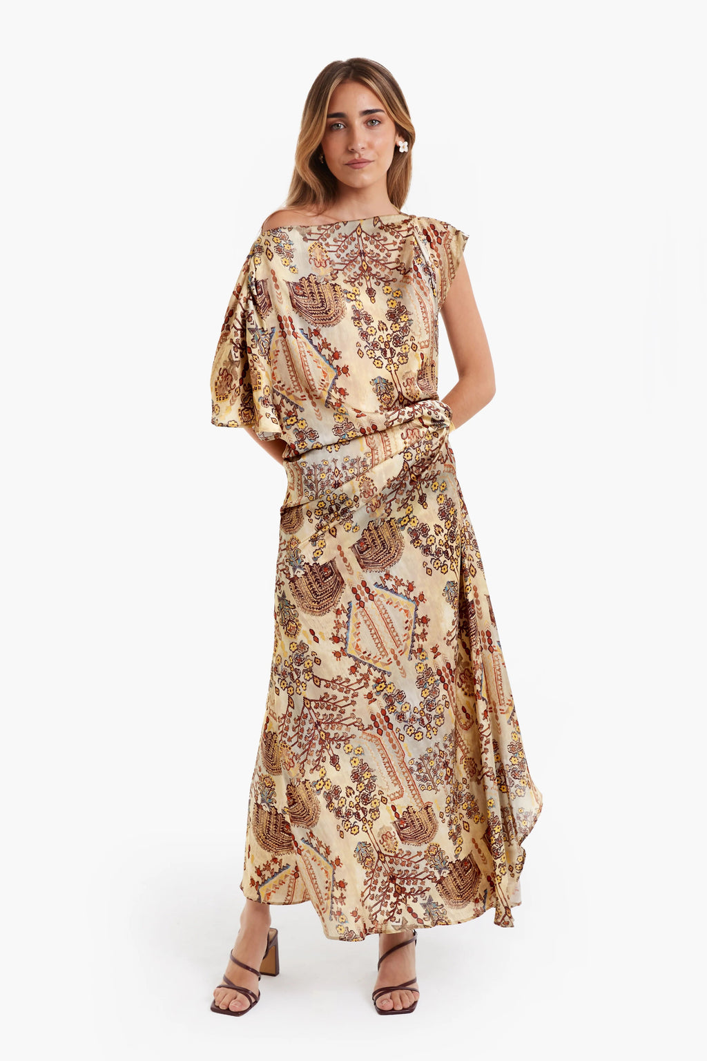 Bohemian Resort Elegance Midi Dress Bohemian Resort Elegance Midi Dress