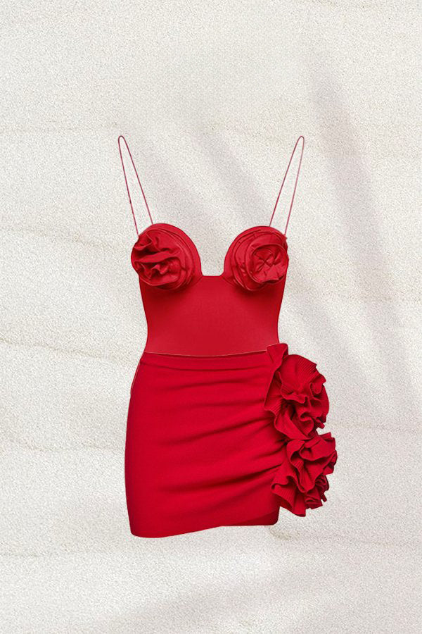 Joyce Strappy Flower Badset i två delar