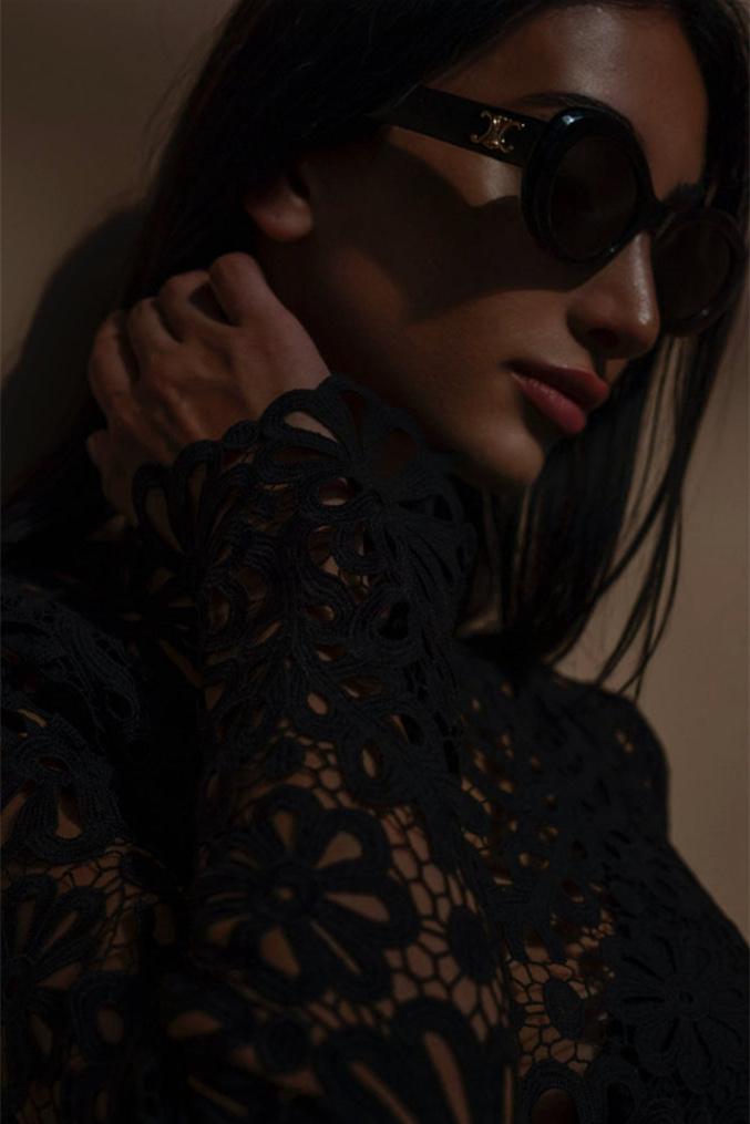 레나 플로럴 홀로우 아웃 세트