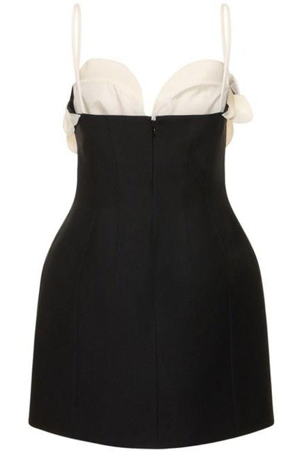 Myrna Flower Crepe Miniklänning