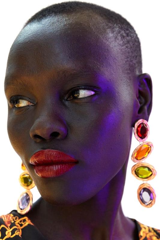 Retro Çerçeve Taşlı Kolye Küpe