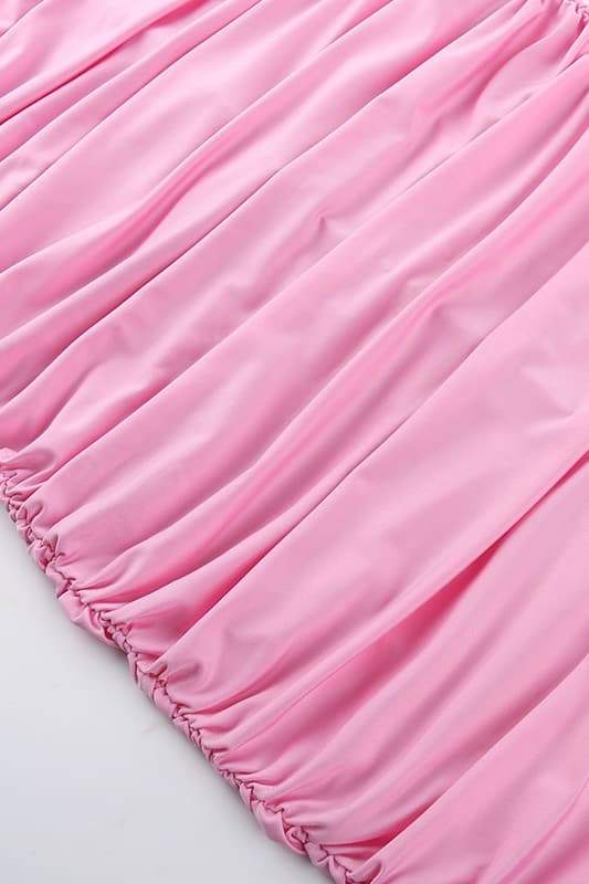 Abito midi senza spalline Tina Flower