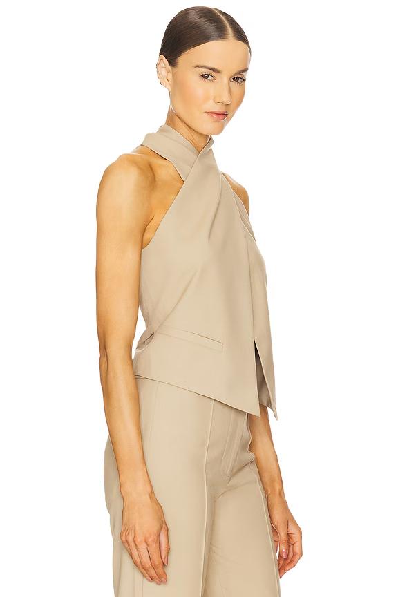 Çapraz Halter Yaka Atlet Üst