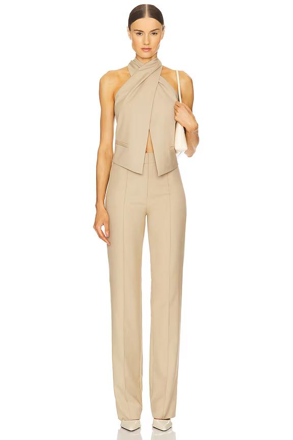 Çapraz Halter Yaka Atlet Üst