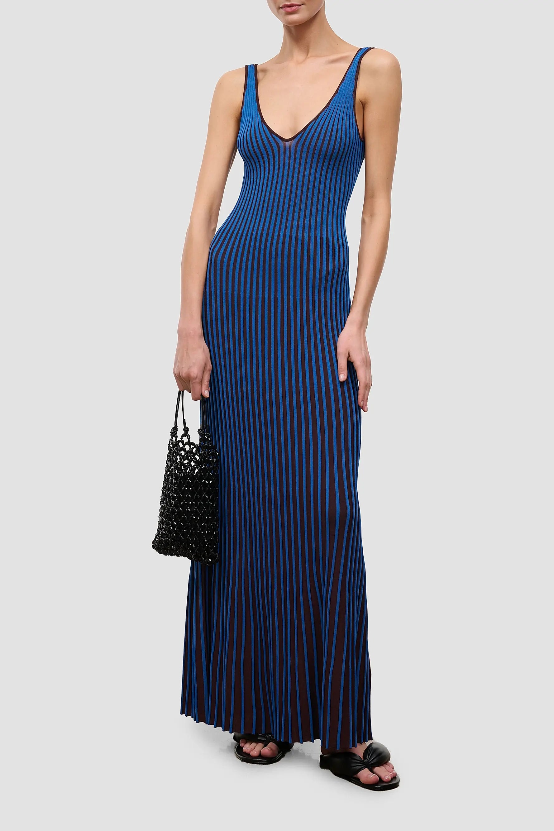 Skládané maxi šaty Belle Gradient