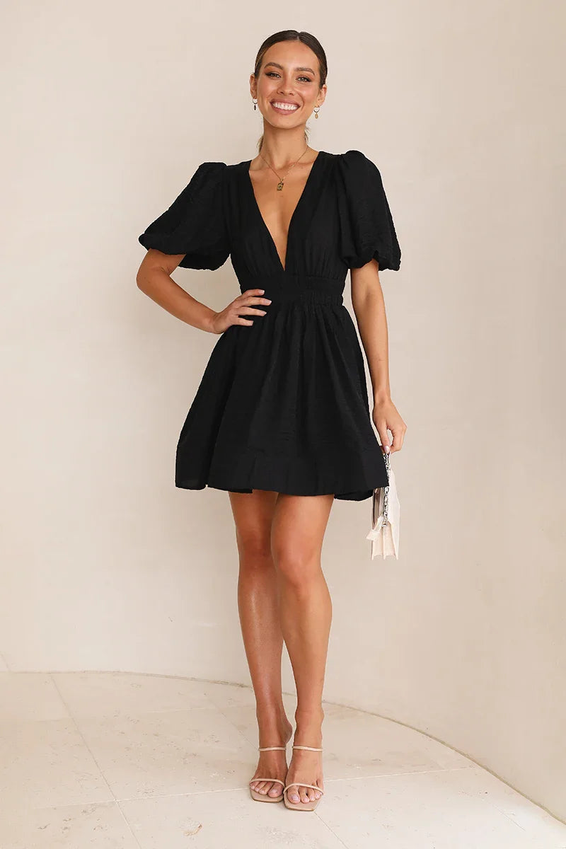 Rochie Mini Erin - Neagra