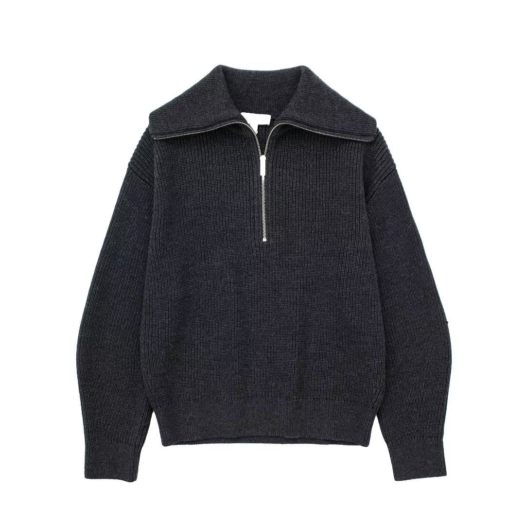 Holly Quarter Zip Sweater