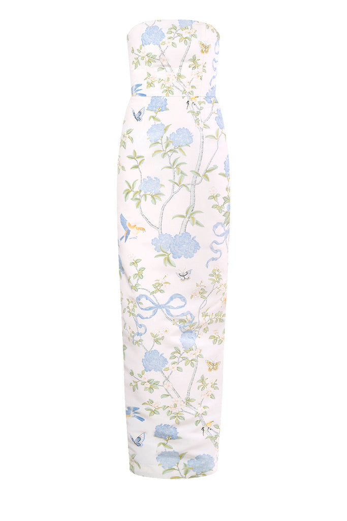 Elizabeth Butterfly Flower Maxi Dress