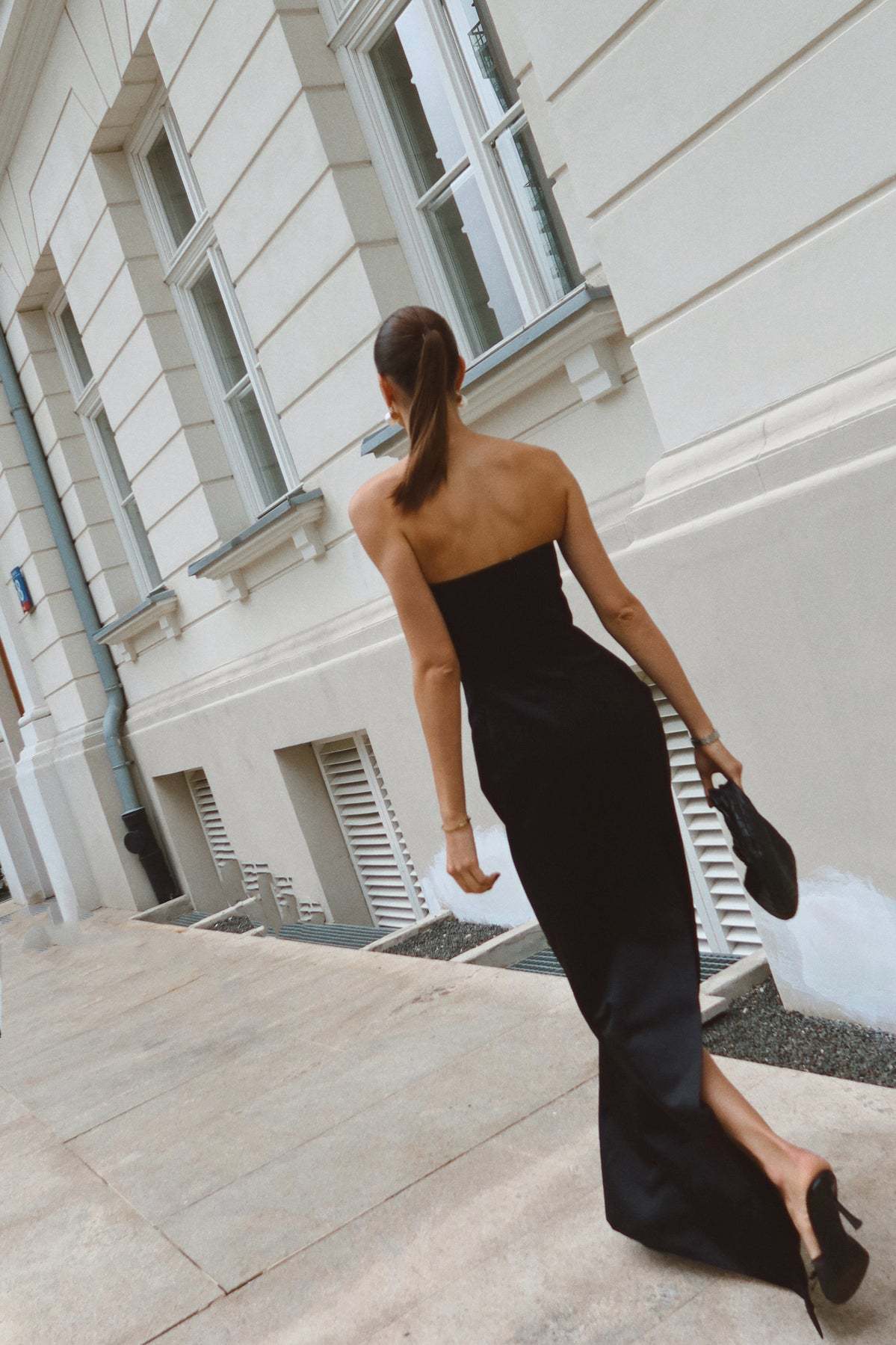 Summer Breeze Whisper Deep-V Backless Maxi Dress