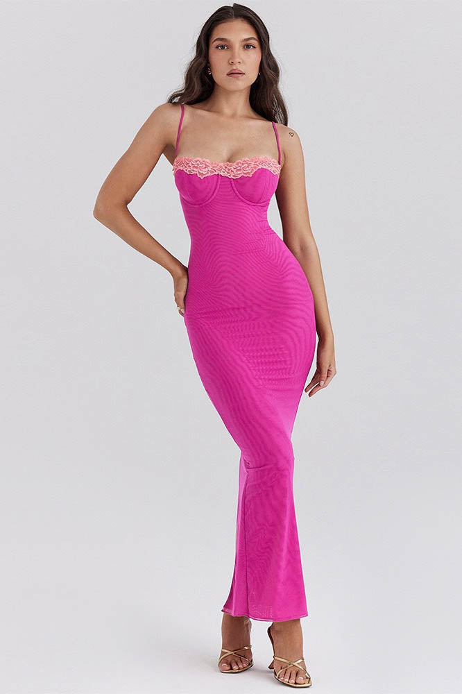 Summer Breeze Lace Strap Dress