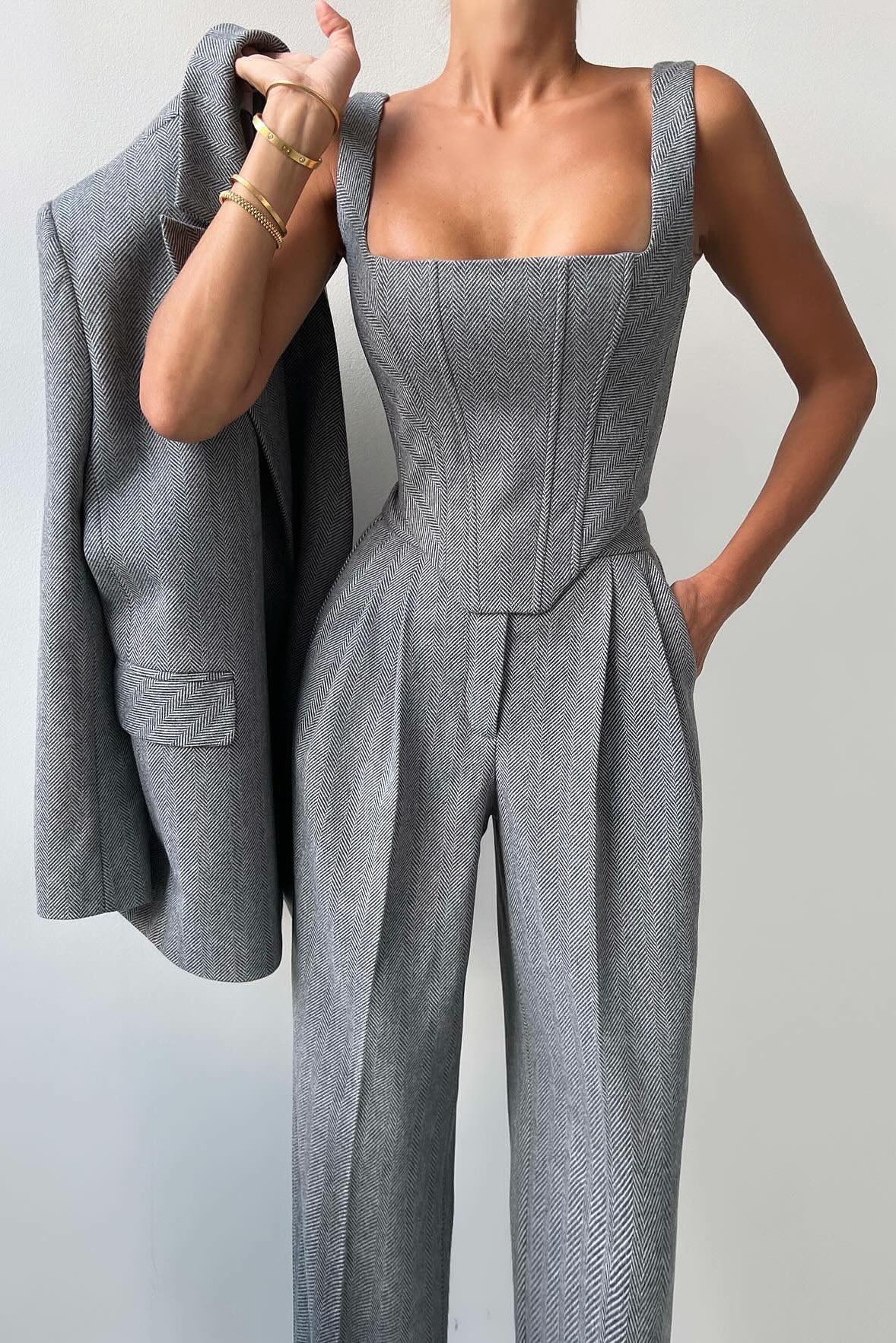 Profesjonell dress med belte