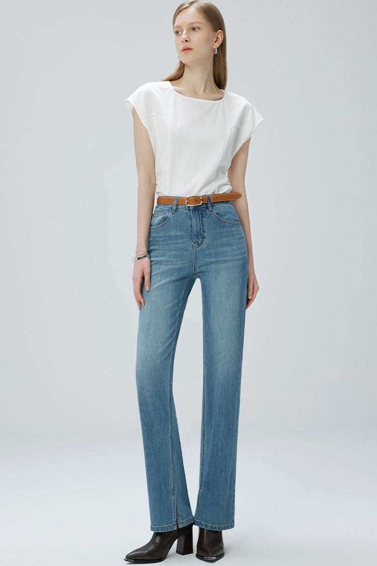Franske Pommes Frites Vide-leg Slim Jeans