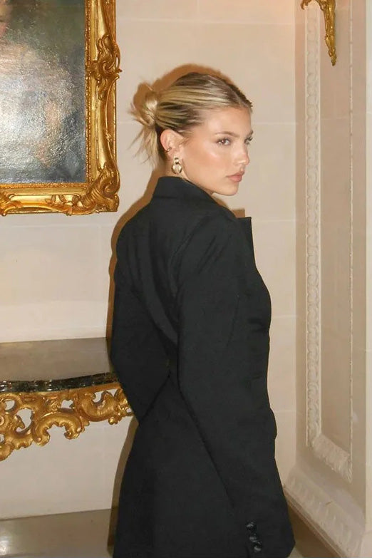 Sweet-or-Salty 90° Blazer Mini Dress