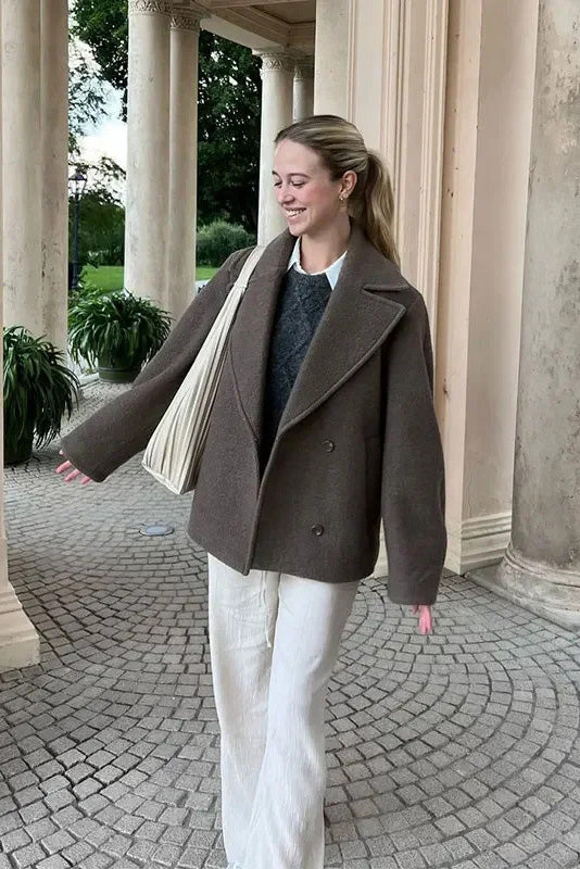 Ultimate Cold-Tone Korean Cropped Jacket