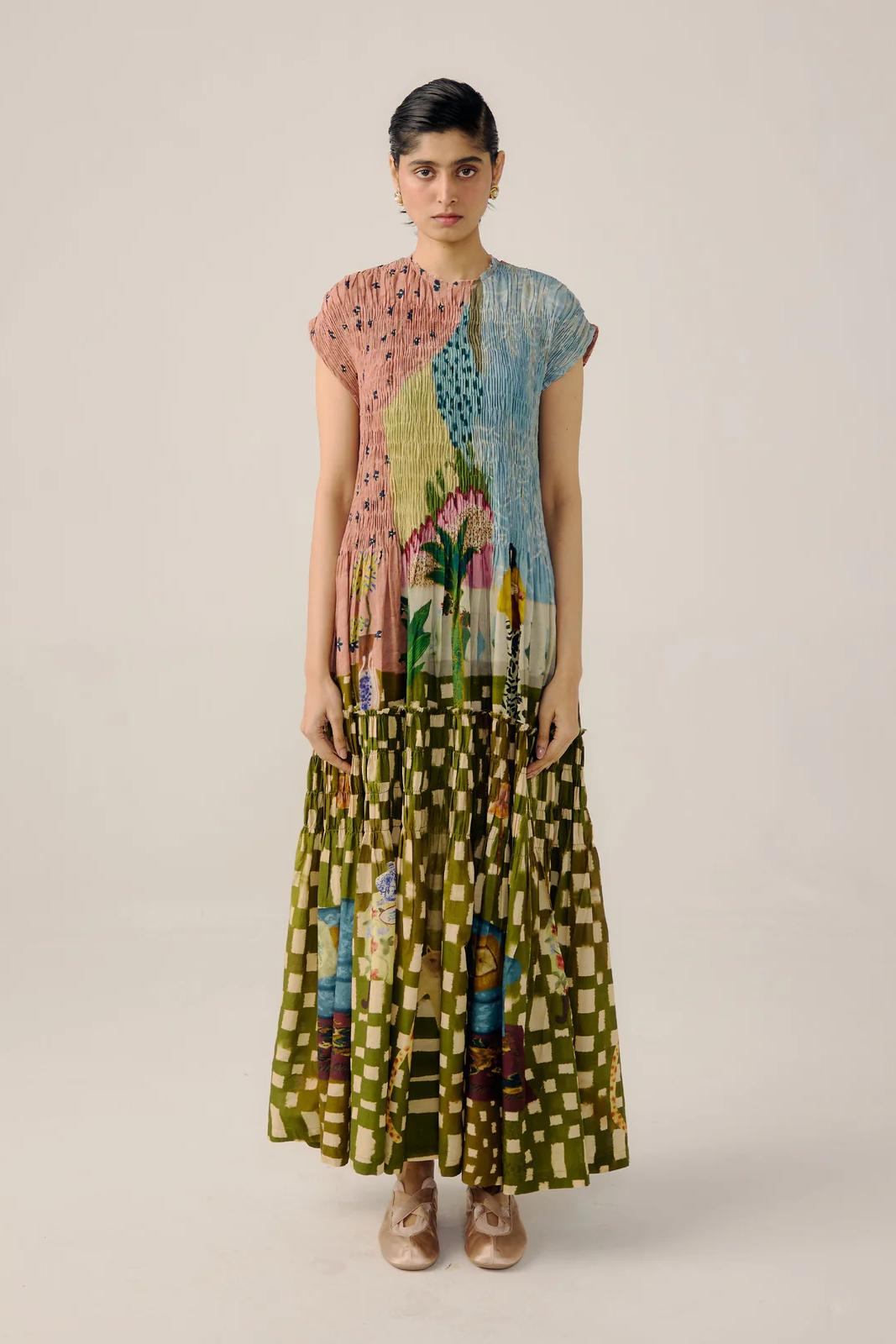 July Alice Print Maxi Dress