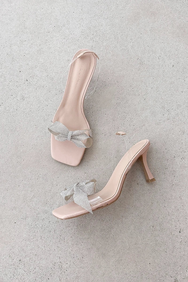 Jasmina Heel - Nude/Clear