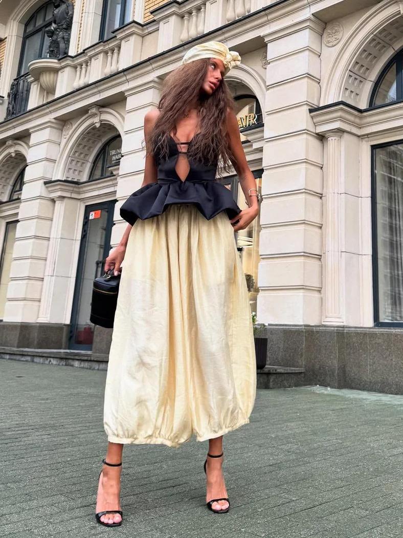Retro baring topp och byxset