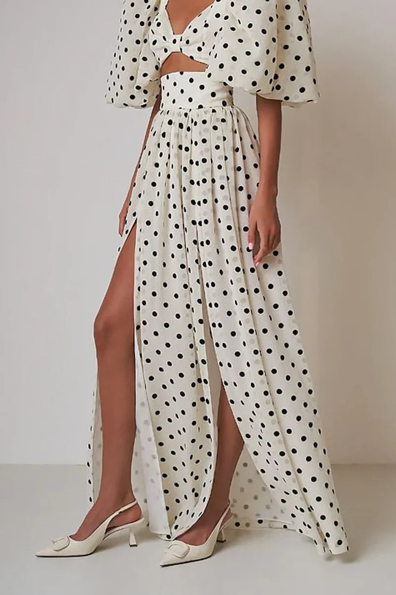 Ellie Polka Dot Skirt Set