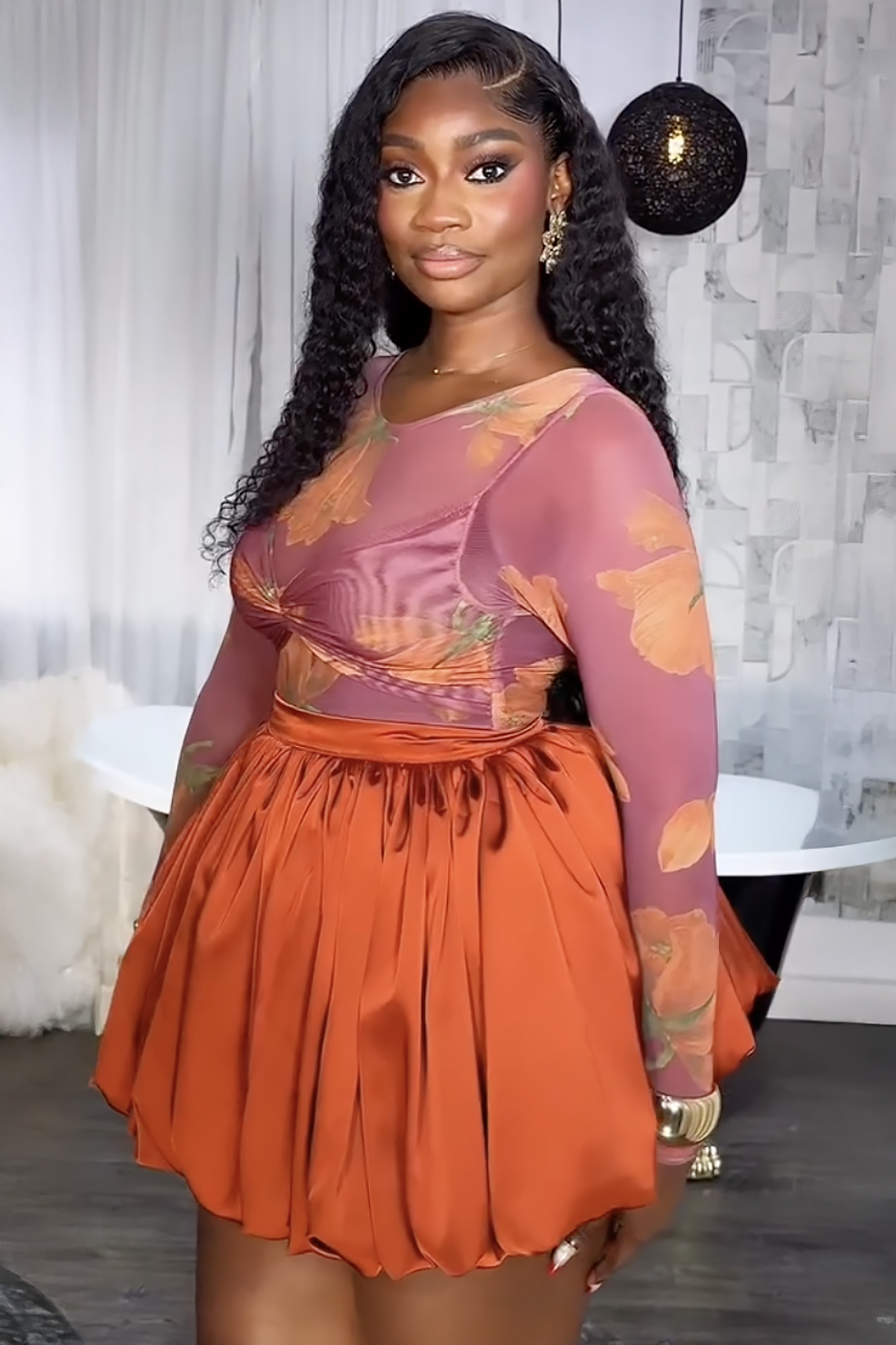 Poppy Dream Bubble Skirt Set