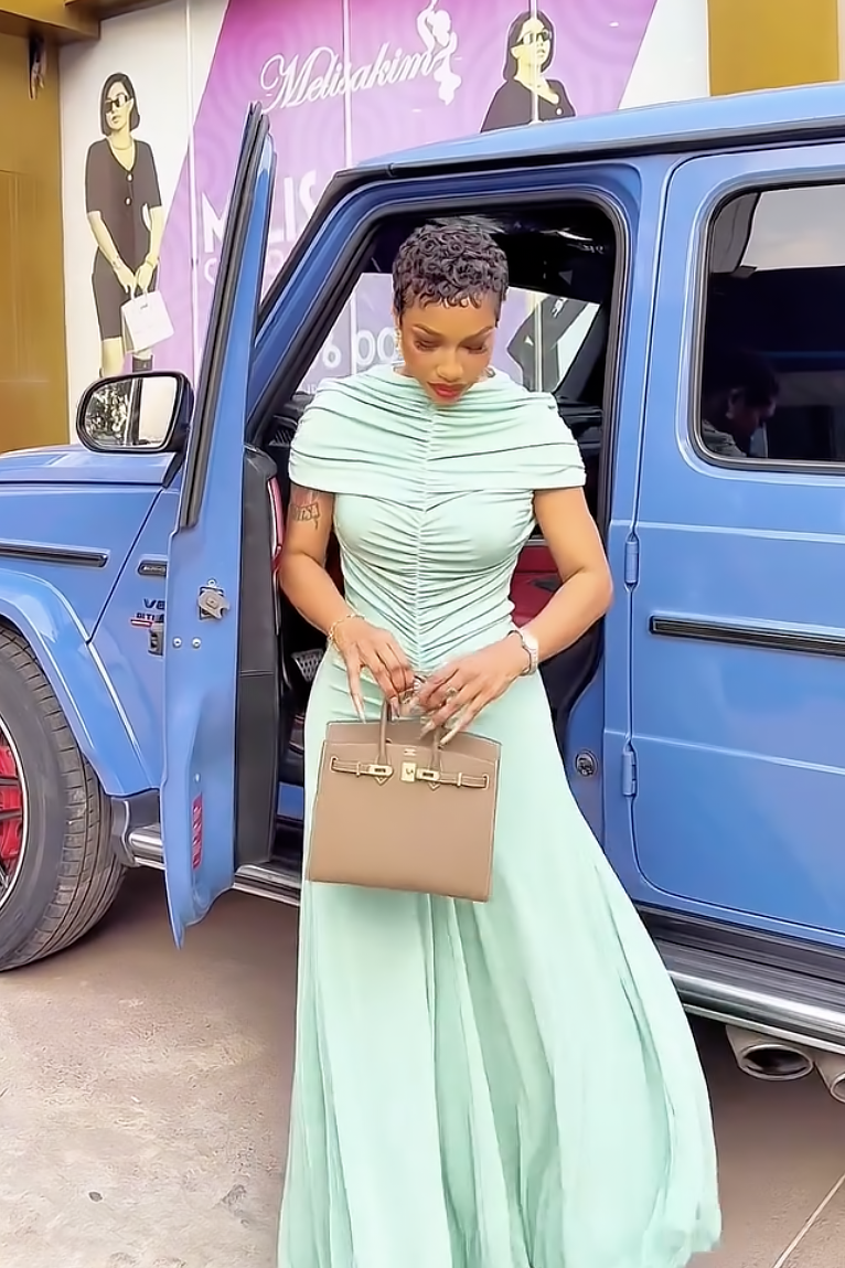 Formal Gown Sculpted Ruched Bodice Maxi Dress