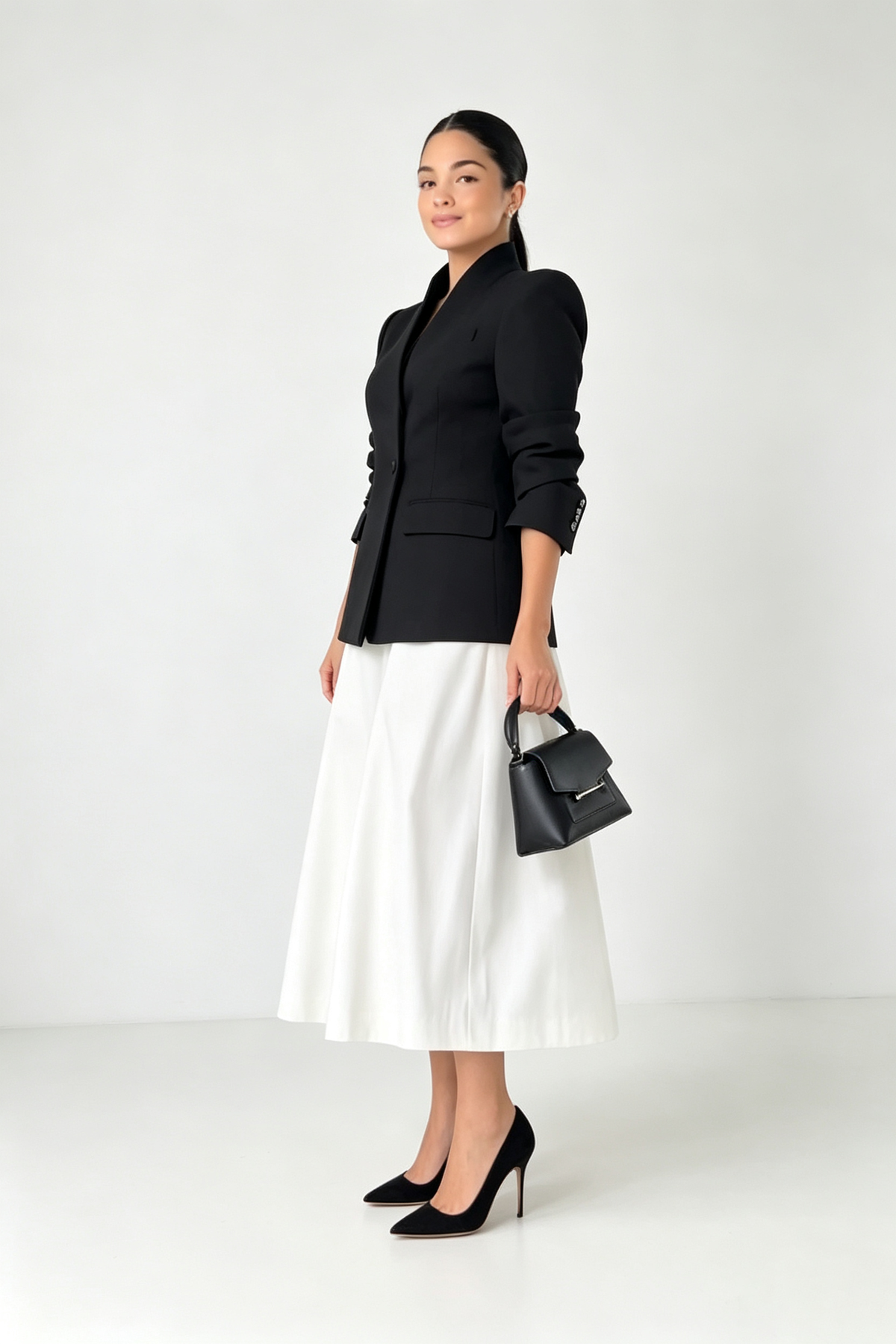 Elegante Rock-Set mat Cape-Äerm