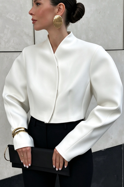 Minimalist Cropped Jacket