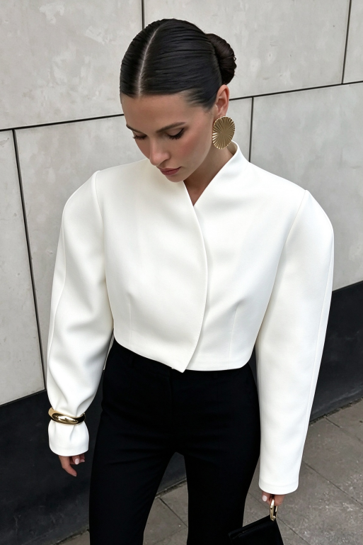 Minimalist Cropped Jacket