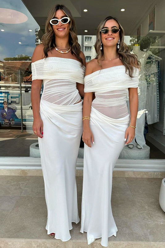 Ophelia Lace Tiered Cami Midi-klänning