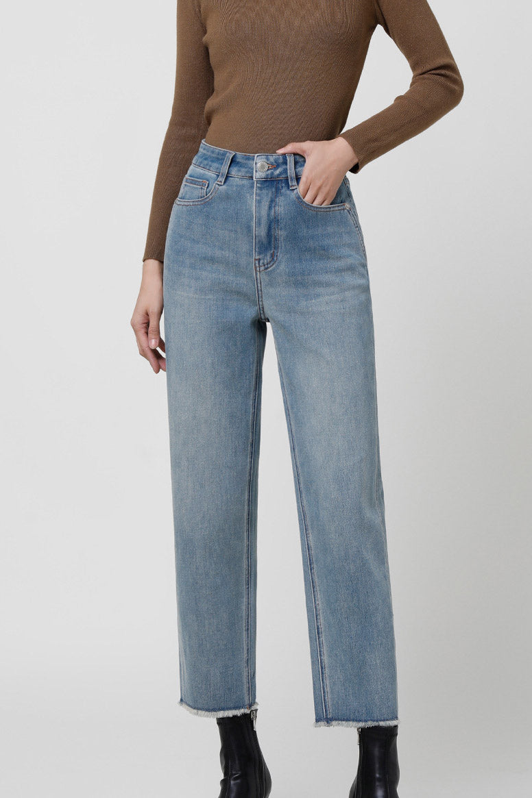Vintage franske sigarettjeans