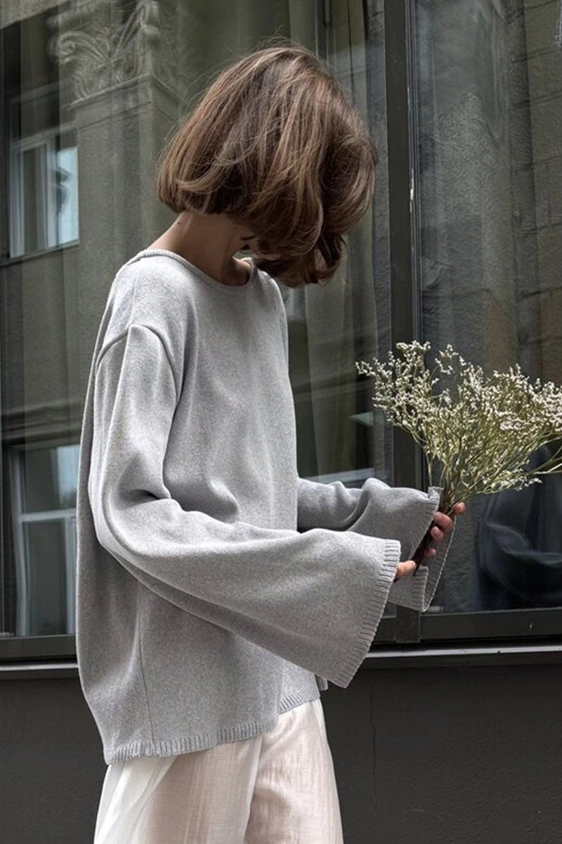 Josie V-ringad Cut-out Stickad Maxiklänning