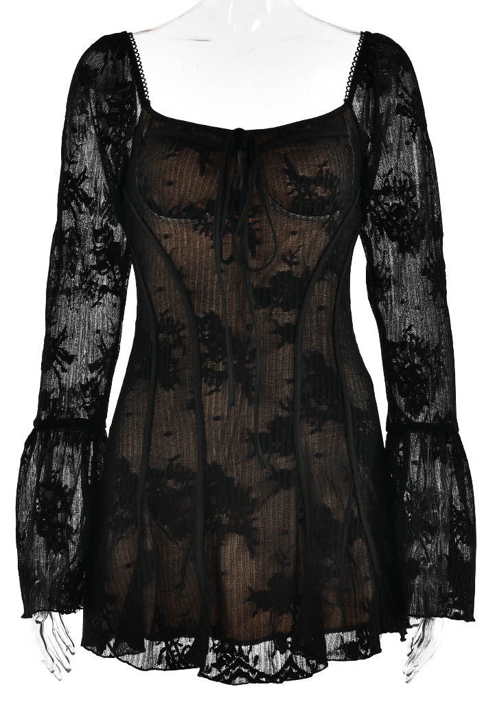 Midnight Muse Strapless Mini