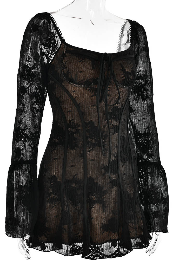 Midnight Muse Strapless Mini