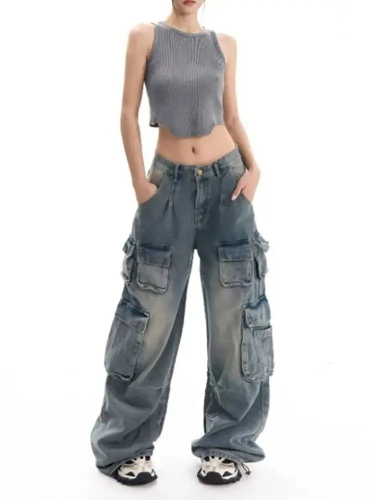 Pantaloni di jeans vintage chic