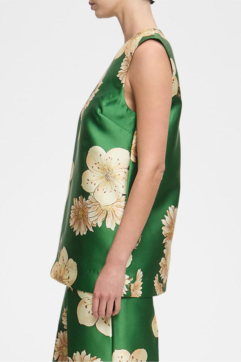 Ensemble pantalon sans manches sauge