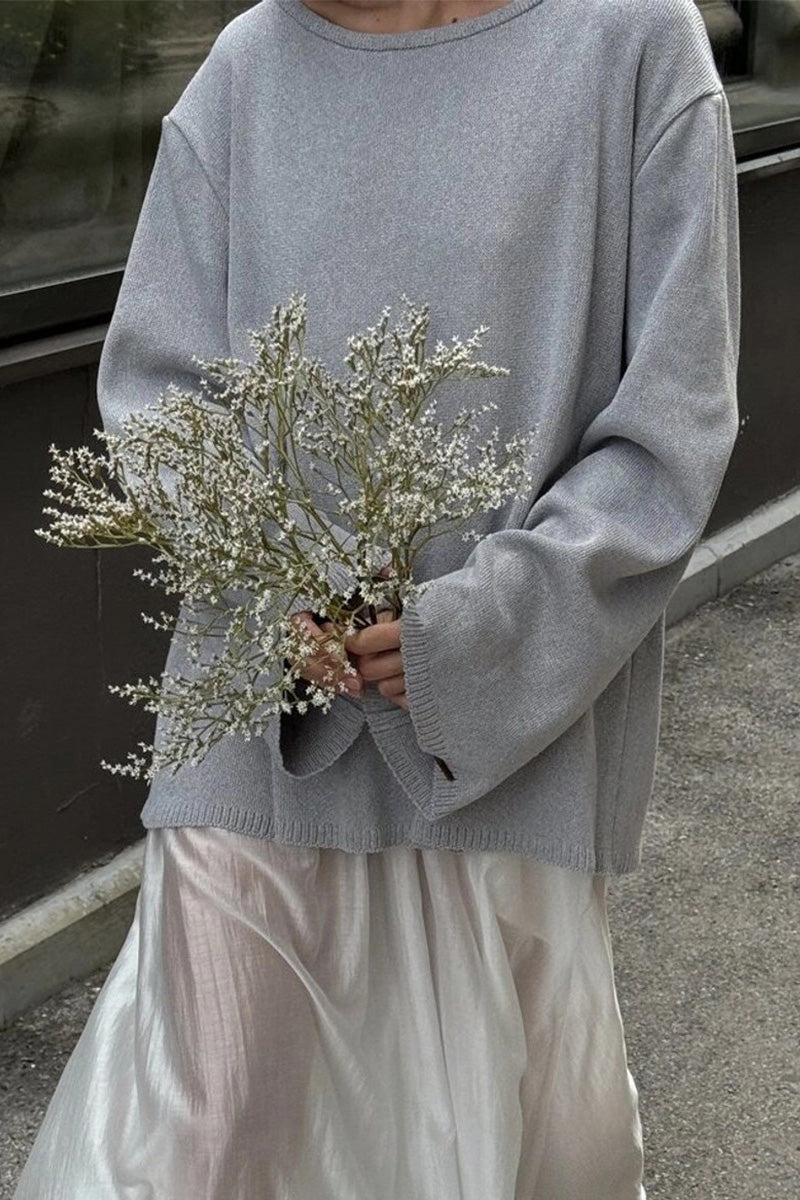 Josie V-ringad Cut-out Stickad Maxiklänning