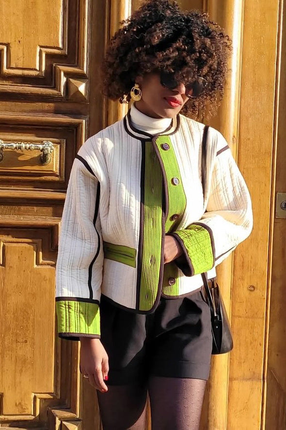 Quilted Patchouli Jacket