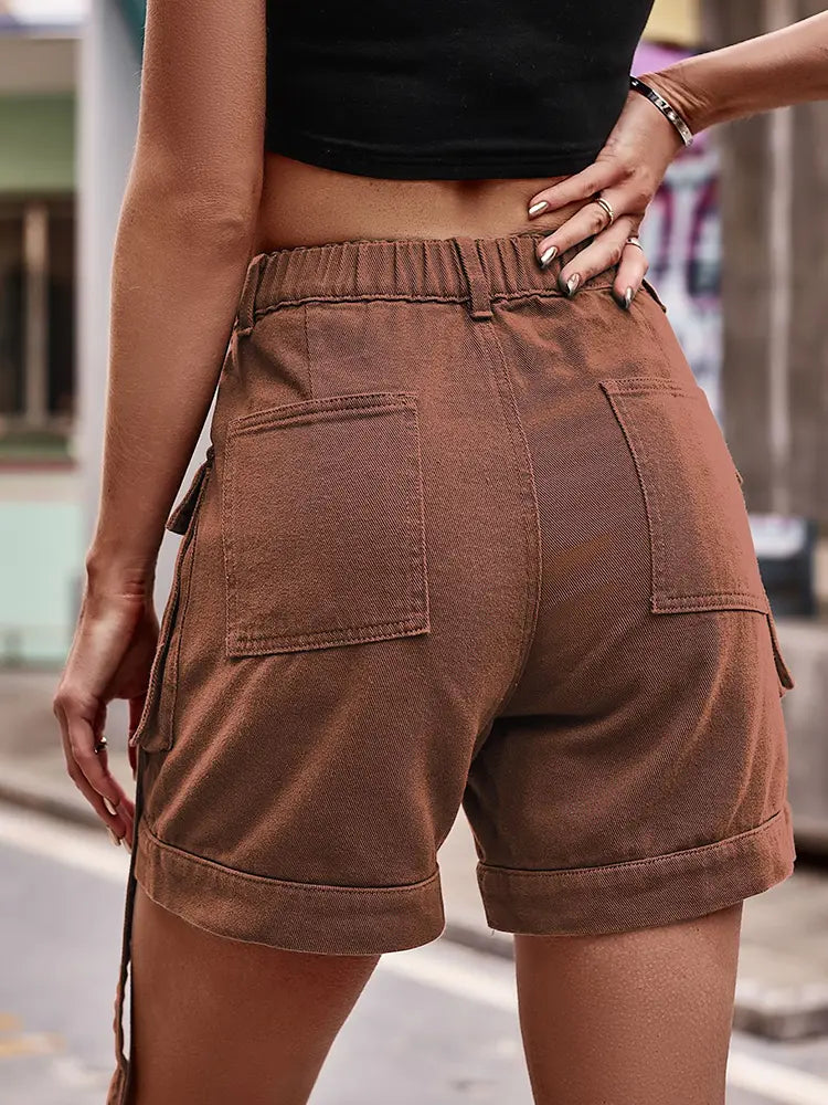 Cargo Jeans-Shorten am amerikanesche Stil