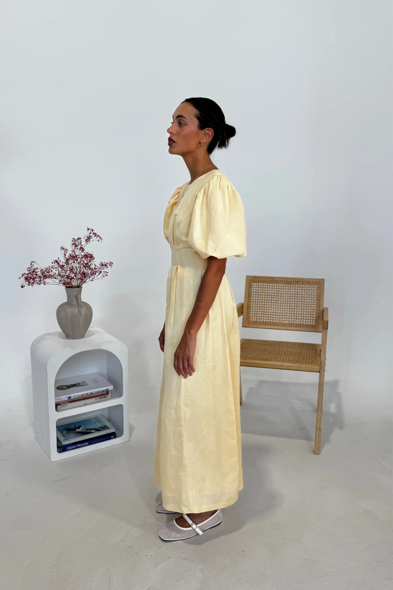 Butter Yellow Air Maxi Dress