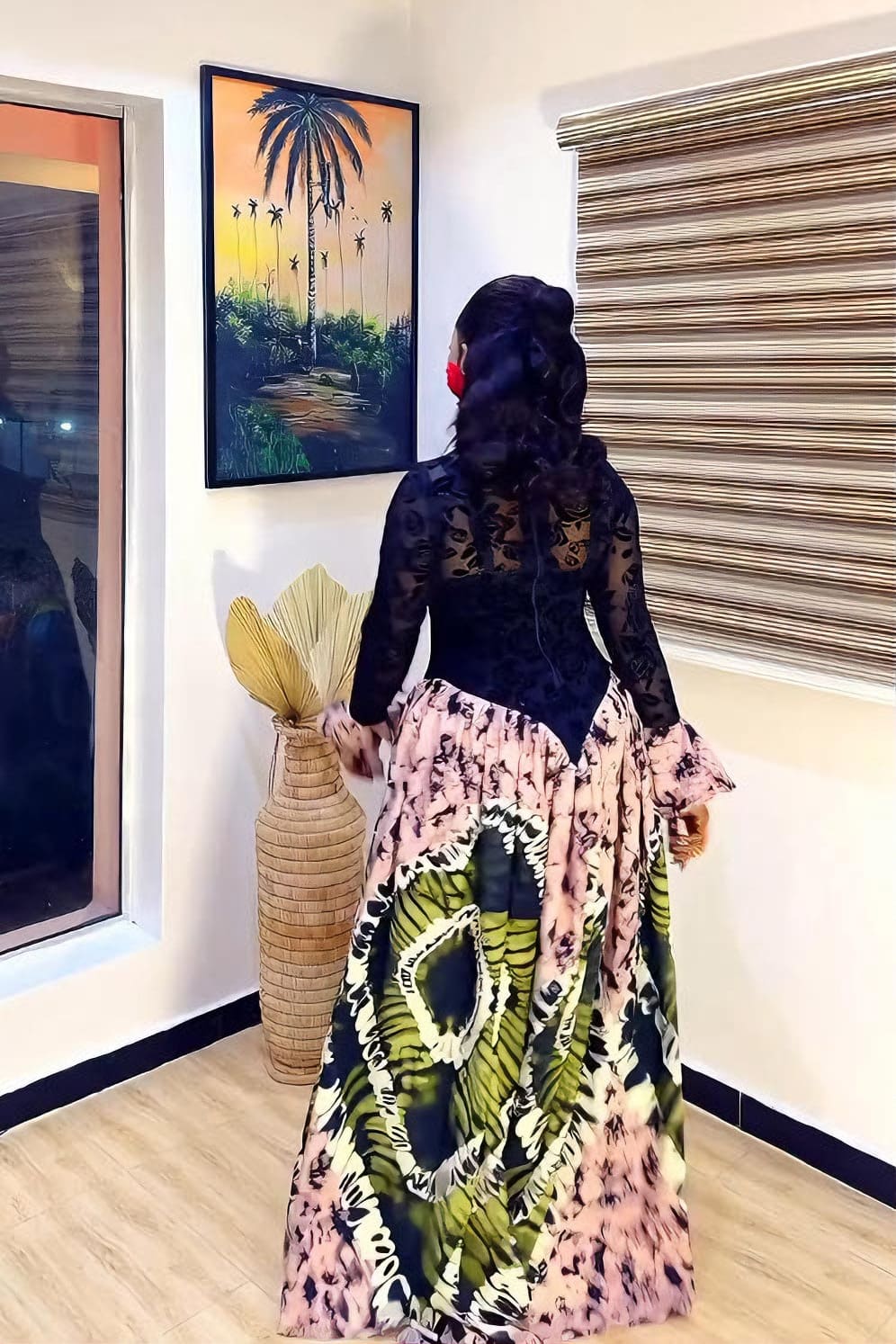 Dramatic Ankara Maxi Dress