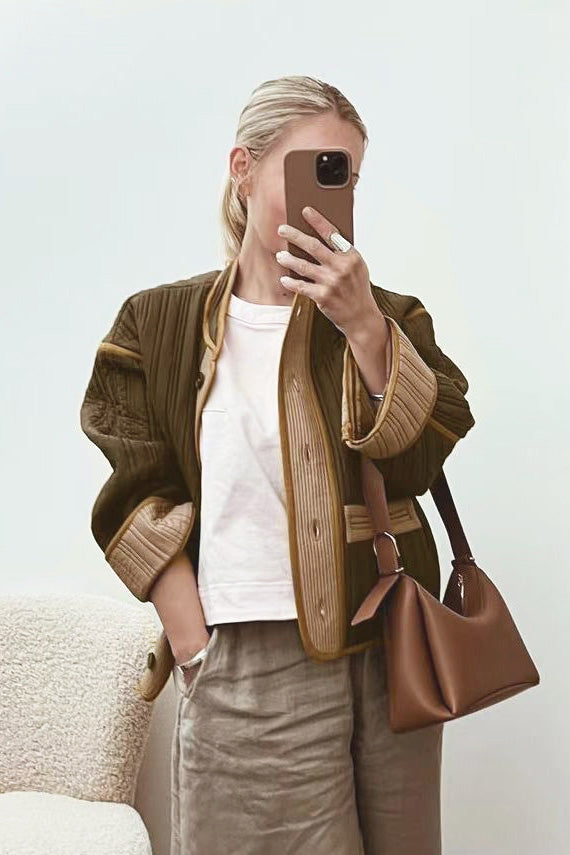 Quilted Patchouli Jacket