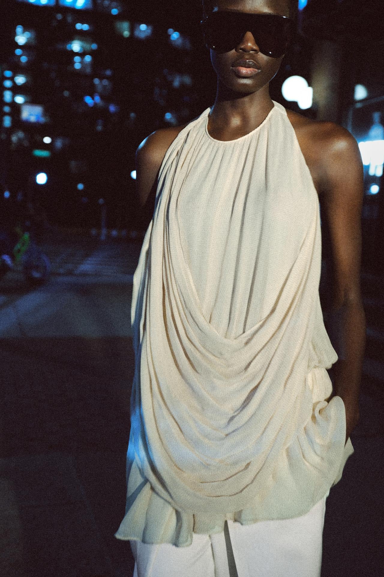 Urban luksus asymmetrisk kant top
