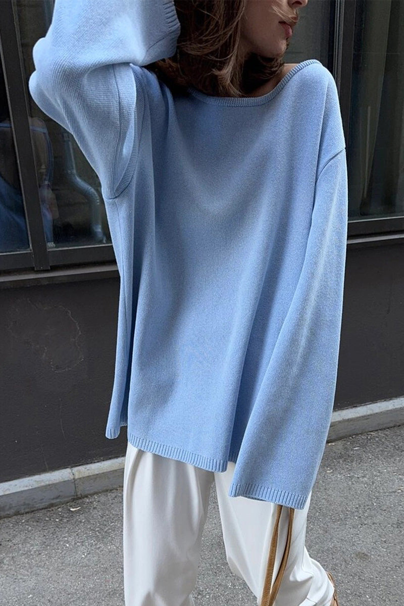 Josie V-ringad Cut-out Stickad Maxiklänning