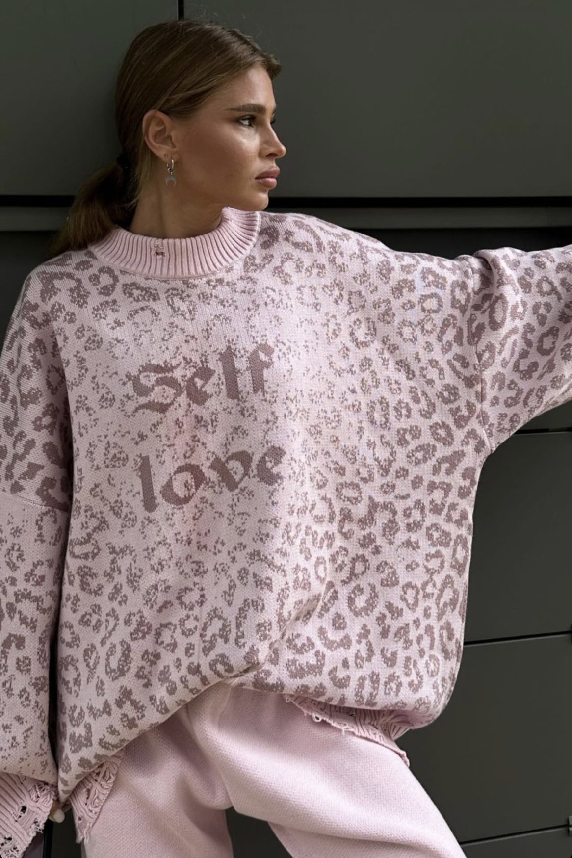 Oversize Streetwear Distressed Sweater