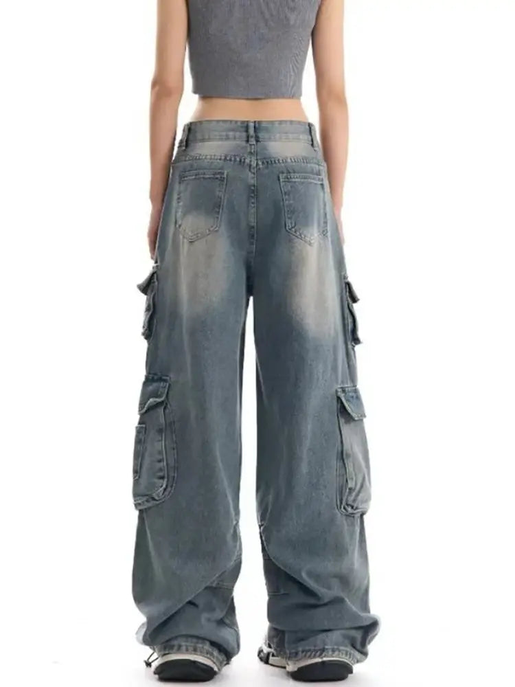Chikke vintage denimbukser