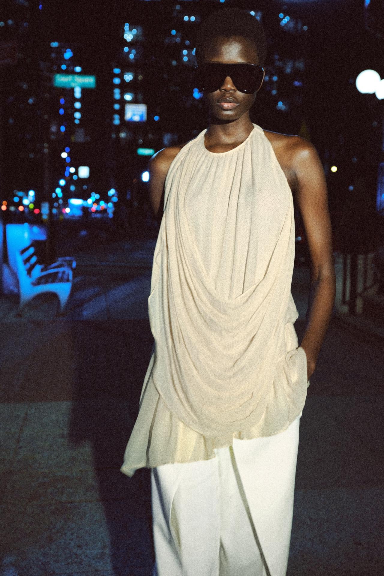 Urban luksus asymmetrisk kant top