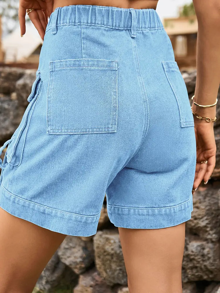 Cargo Jeans-Shorten am amerikanesche Stil