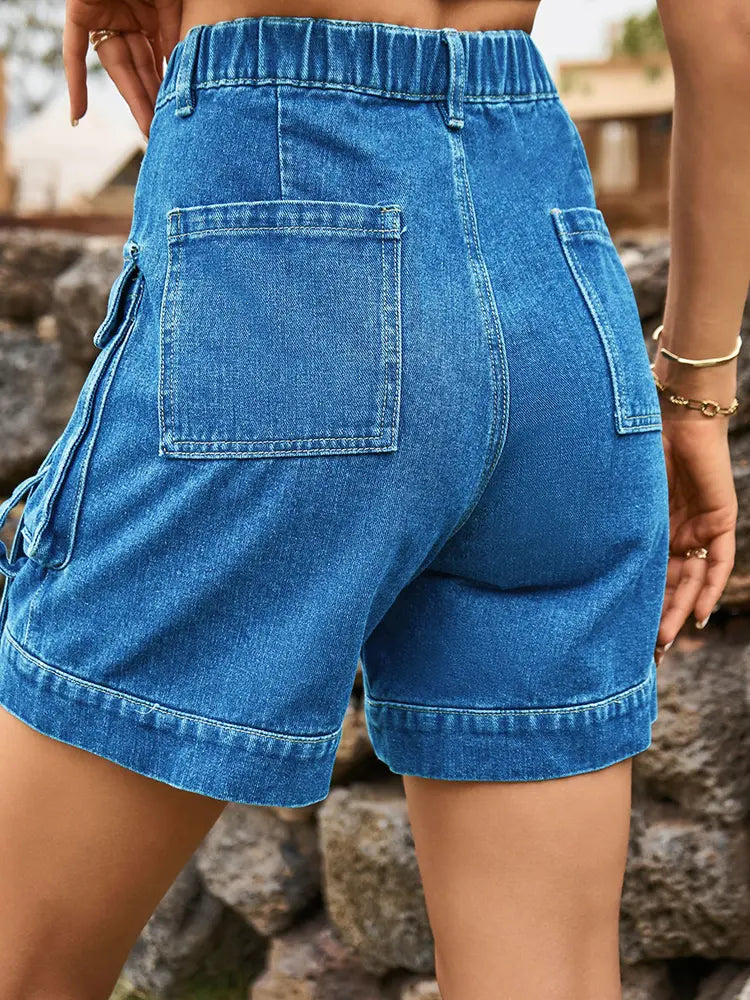 Cargo Jeans-Shorten am amerikanesche Stil